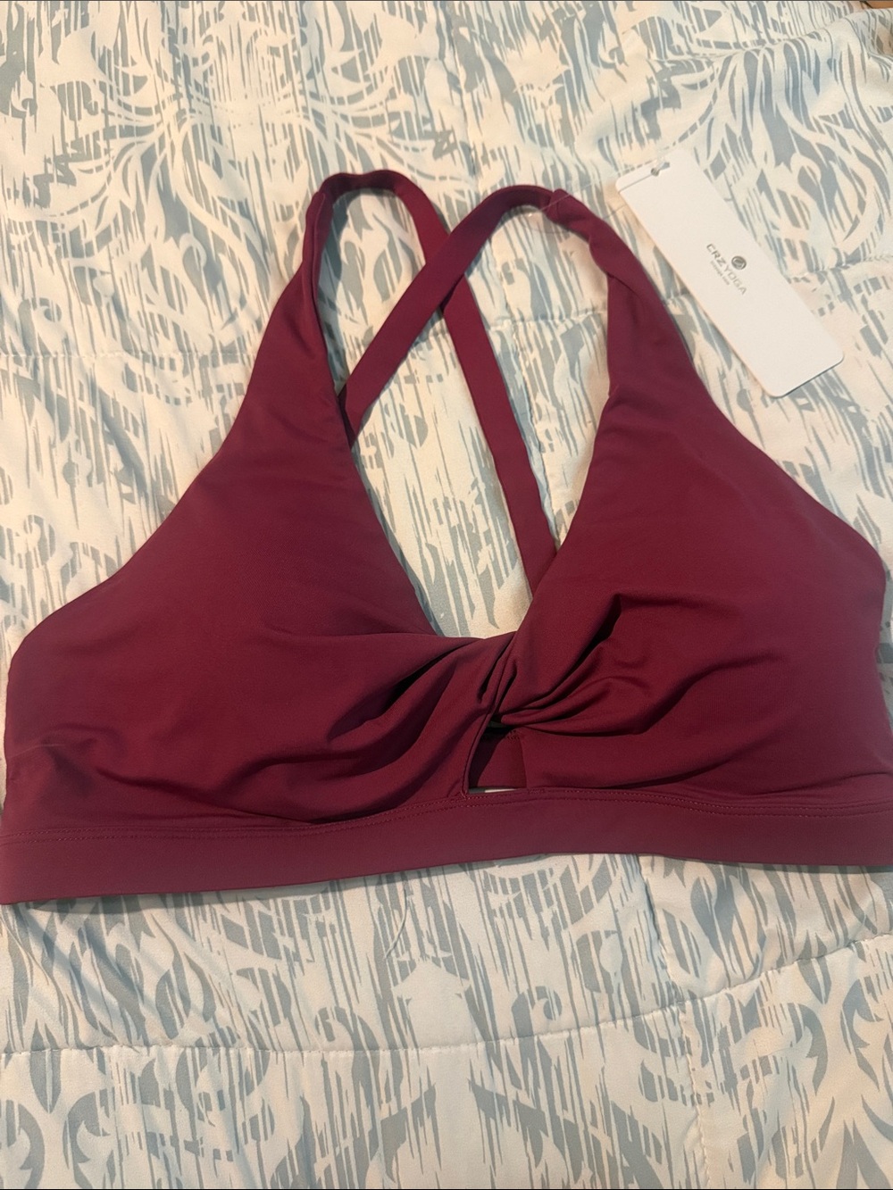 Twist-Front Swim Top